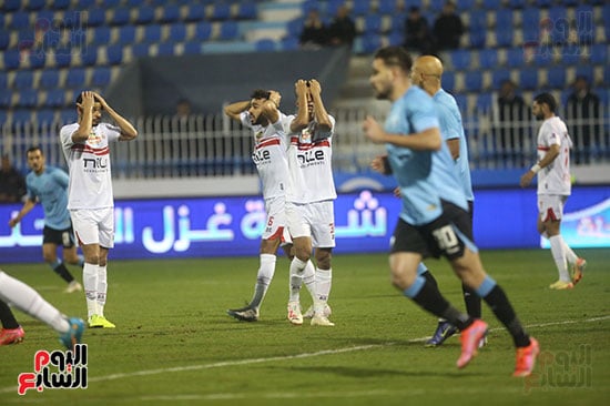 مباراة الزمالك وغزل المحلة (2)